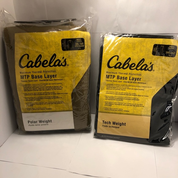 cabela's polar weight base layer